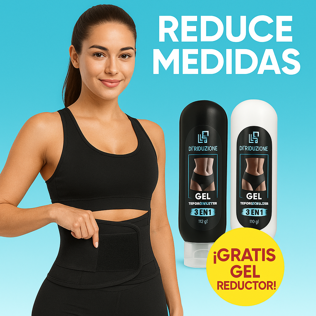 Faja Moldeadora Cintura Latina 💃 Reduce Cm en Minutos+ Gratis Gel REDUCTOR